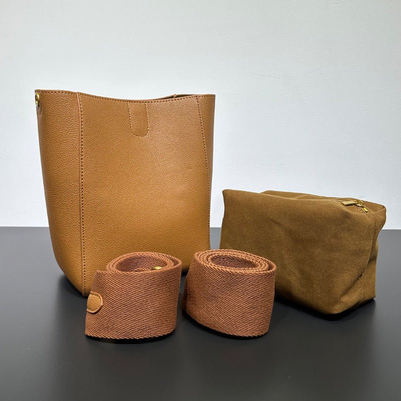 Sac Bandoulière Cuir Grande Capacité - reveliu