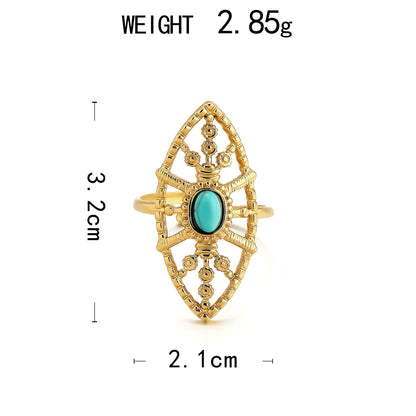 Bague Cœur Fleur Coquillage - reveliu