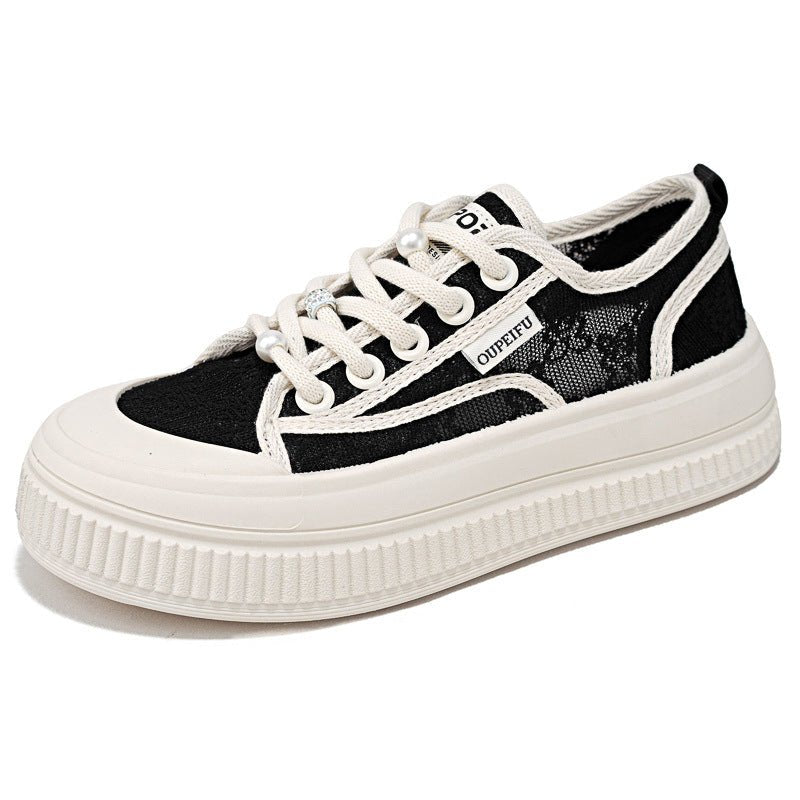 Baskets Plateforme Lacets - reveliu