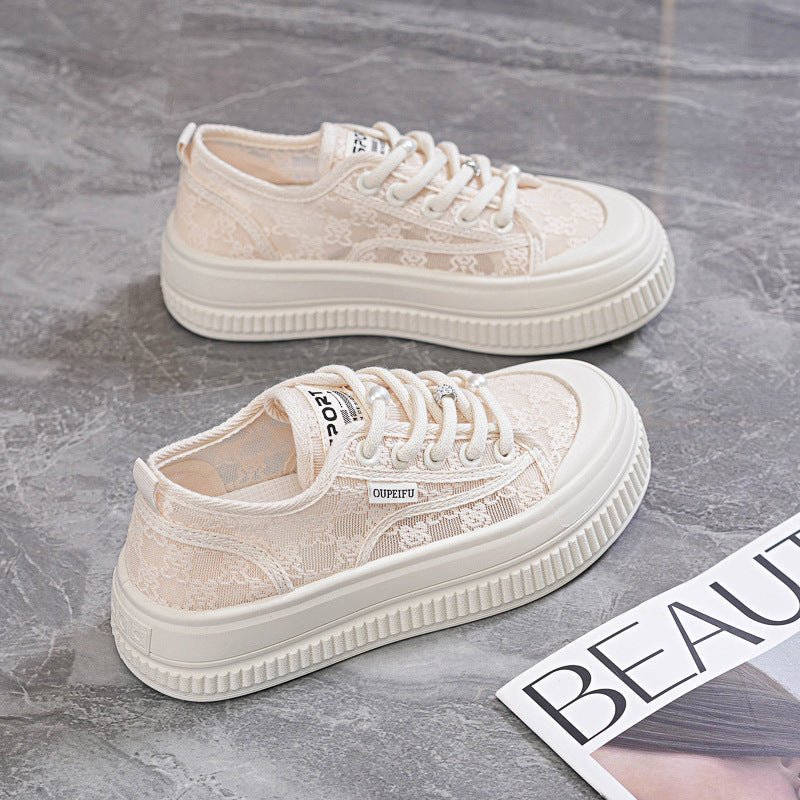 Baskets Plateforme Lacets - reveliu