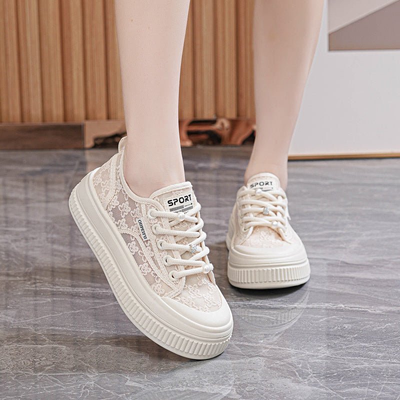 Baskets Plateforme Lacets - reveliu