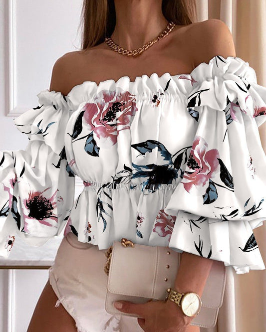 Blouse Florale Élégance Bohème - reveliu
