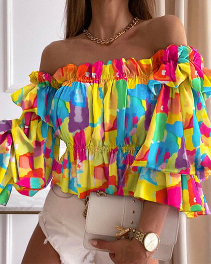 Blouse Florale Élégance Bohème - reveliu