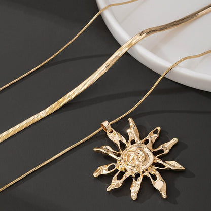 Collier Pendentif Tournesol - reveliu