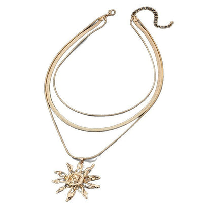 Collier Pendentif Tournesol - reveliu