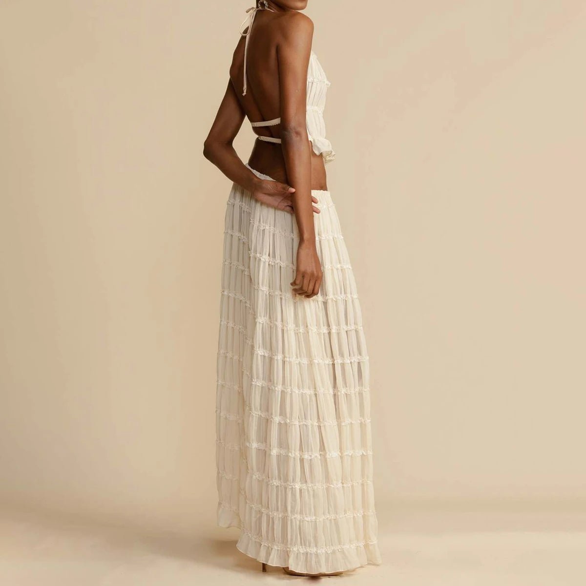 Ensemble Crop Top et Jupe Plage - reveliu
