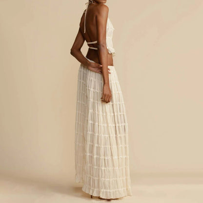 Ensemble Crop Top et Jupe Plage - reveliu