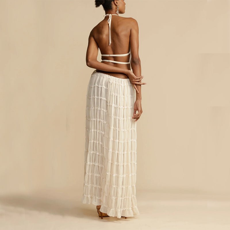 Ensemble Crop Top et Jupe Plage - reveliu