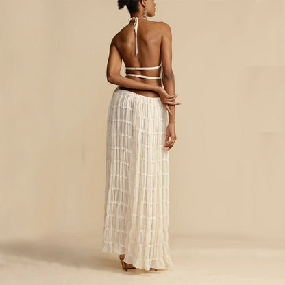 Ensemble Crop Top et Jupe Plage - reveliu