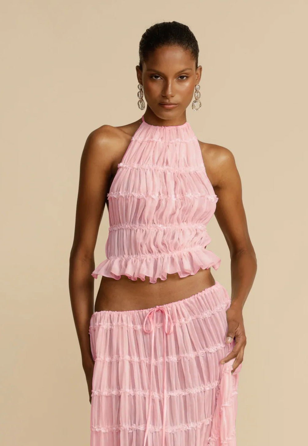 Ensemble Crop Top et Jupe Plage - reveliu