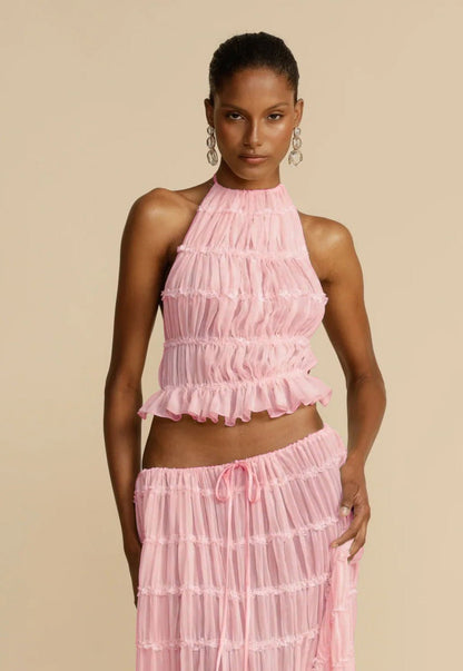 Ensemble Crop Top et Jupe Plage - reveliu