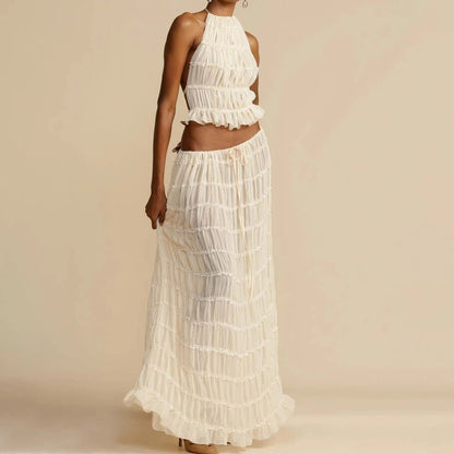 Ensemble Crop Top et Jupe Plage - reveliu