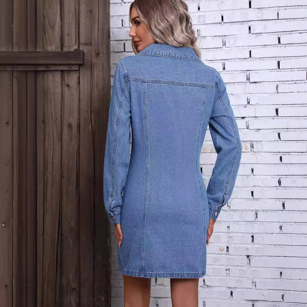 Robe en jean - reveliu