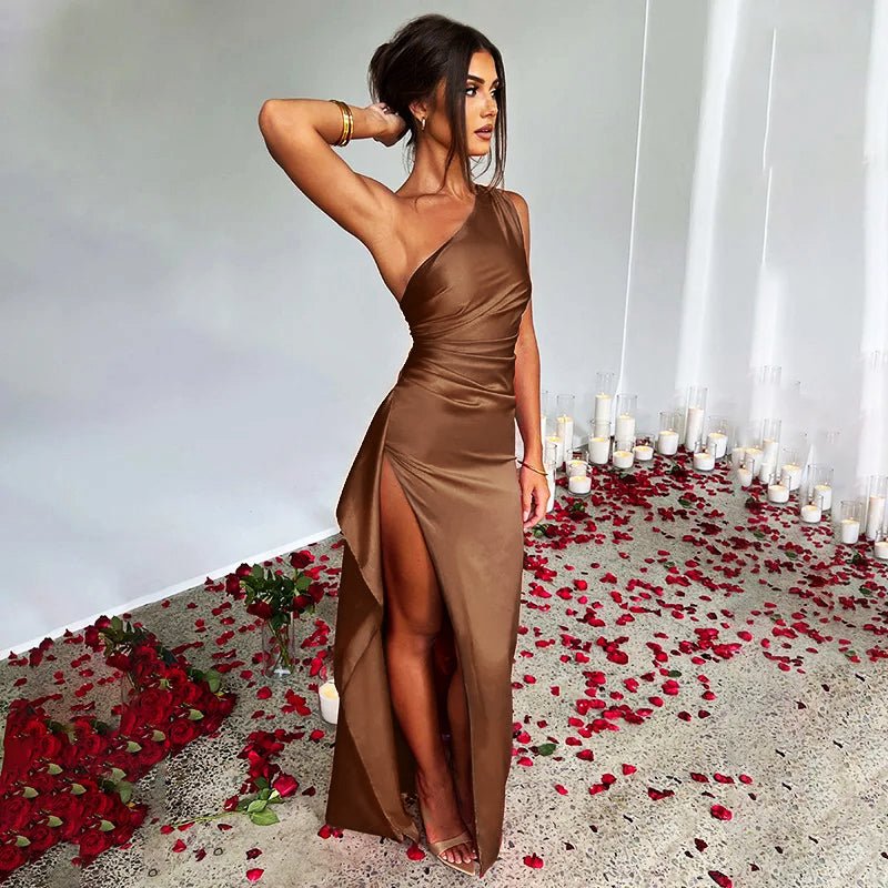 Robe Glamour en Satin - reveliu