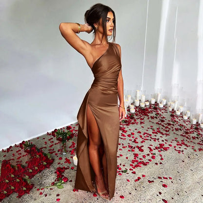Robe Glamour en Satin - reveliu
