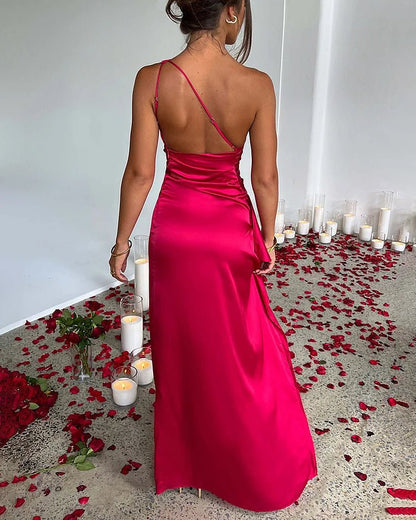 Robe Glamour en Satin - reveliu