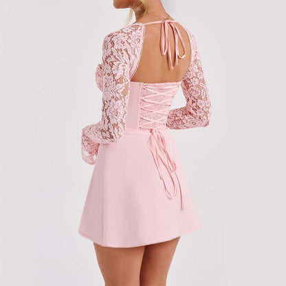 Robes courtes à lacets - reveliu