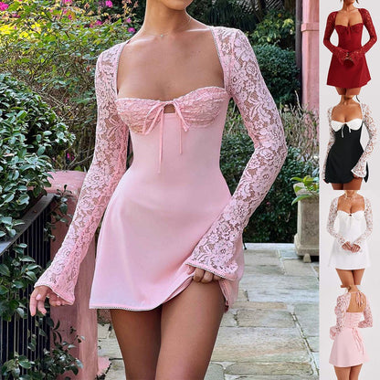 Robes courtes à lacets - reveliu