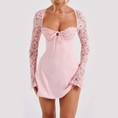 Robes courtes à lacets - reveliu