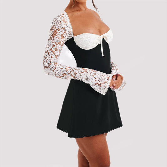 Robes courtes à lacets - reveliu
