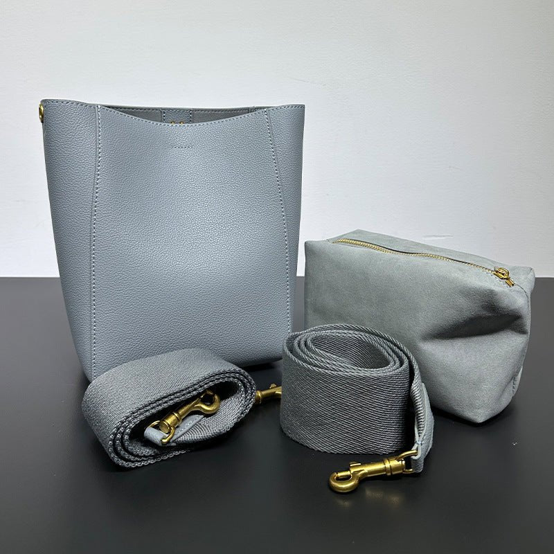 Sac Bandoulière Cuir Grande Capacité - reveliu