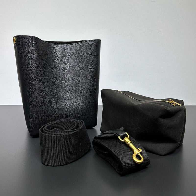 Sac Bandoulière Cuir Grande Capacité - reveliu
