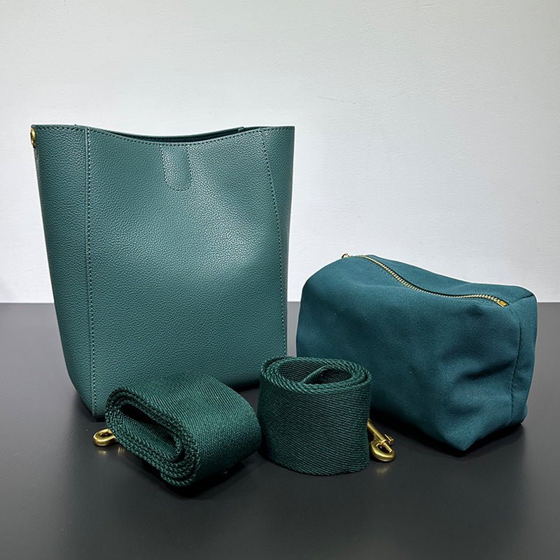 Sac Bandoulière Cuir Grande Capacité - reveliu