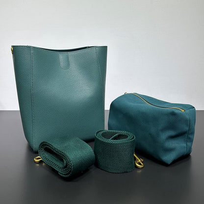 Sac Bandoulière Cuir Grande Capacité - reveliu