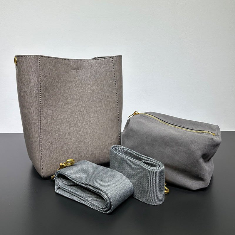 Sac Bandoulière Cuir Grande Capacité - reveliu