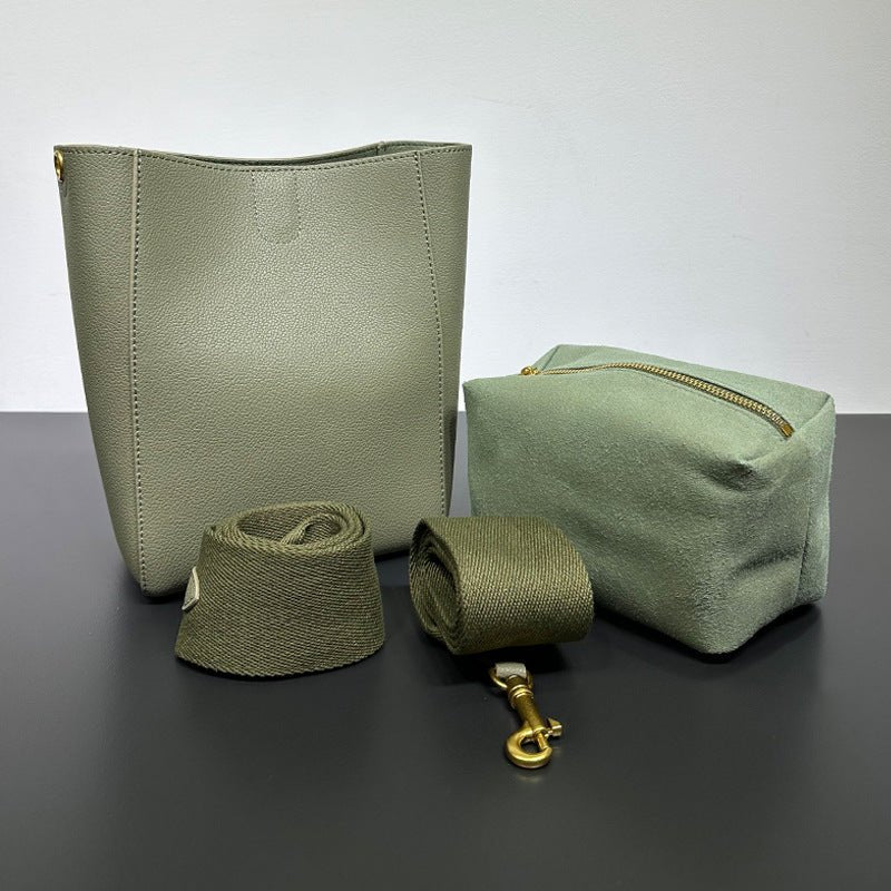Sac Bandoulière Cuir Grande Capacité - reveliu