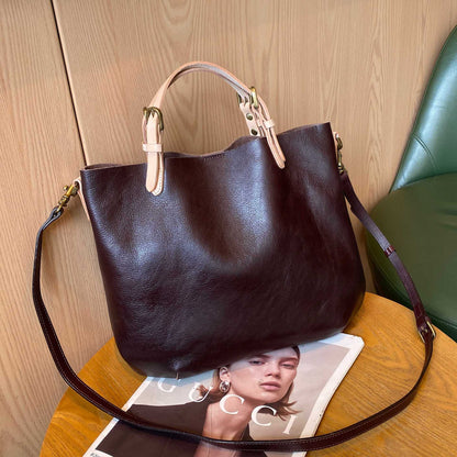 Sac Cabas Cuir Vintage - reveliu