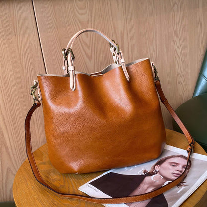 Sac Cabas Cuir Vintage - reveliu