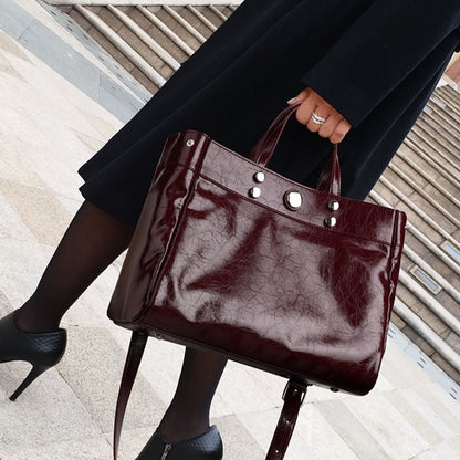 Sac Cuir Grande Capacité - reveliu