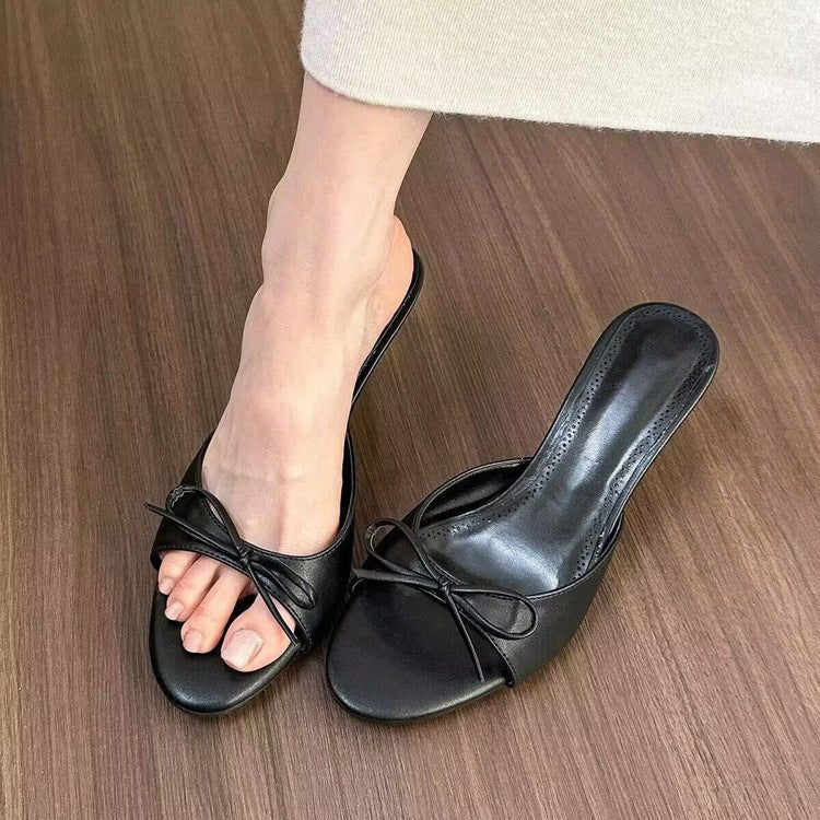 Sandales à lanières à nœud - reveliu