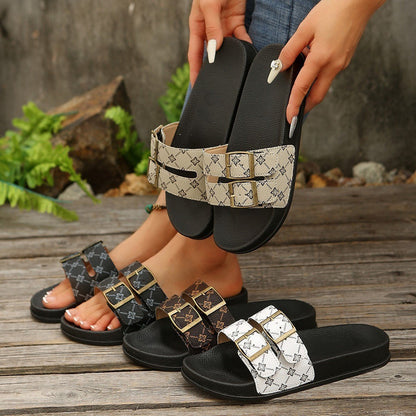 Sandales Plateforme Double Boucle - reveliu