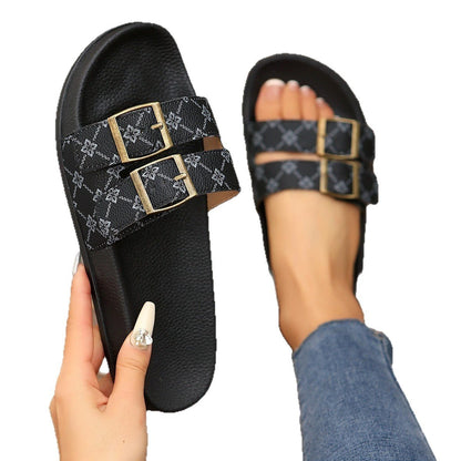 Sandales Plateforme Double Boucle - reveliu