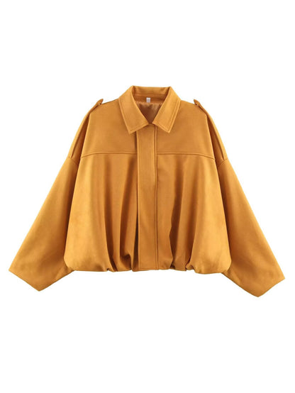 Veste pilote faux daim - reveliu
