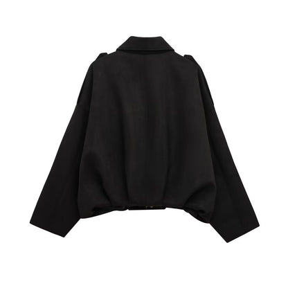 Veste pilote faux daim - reveliu